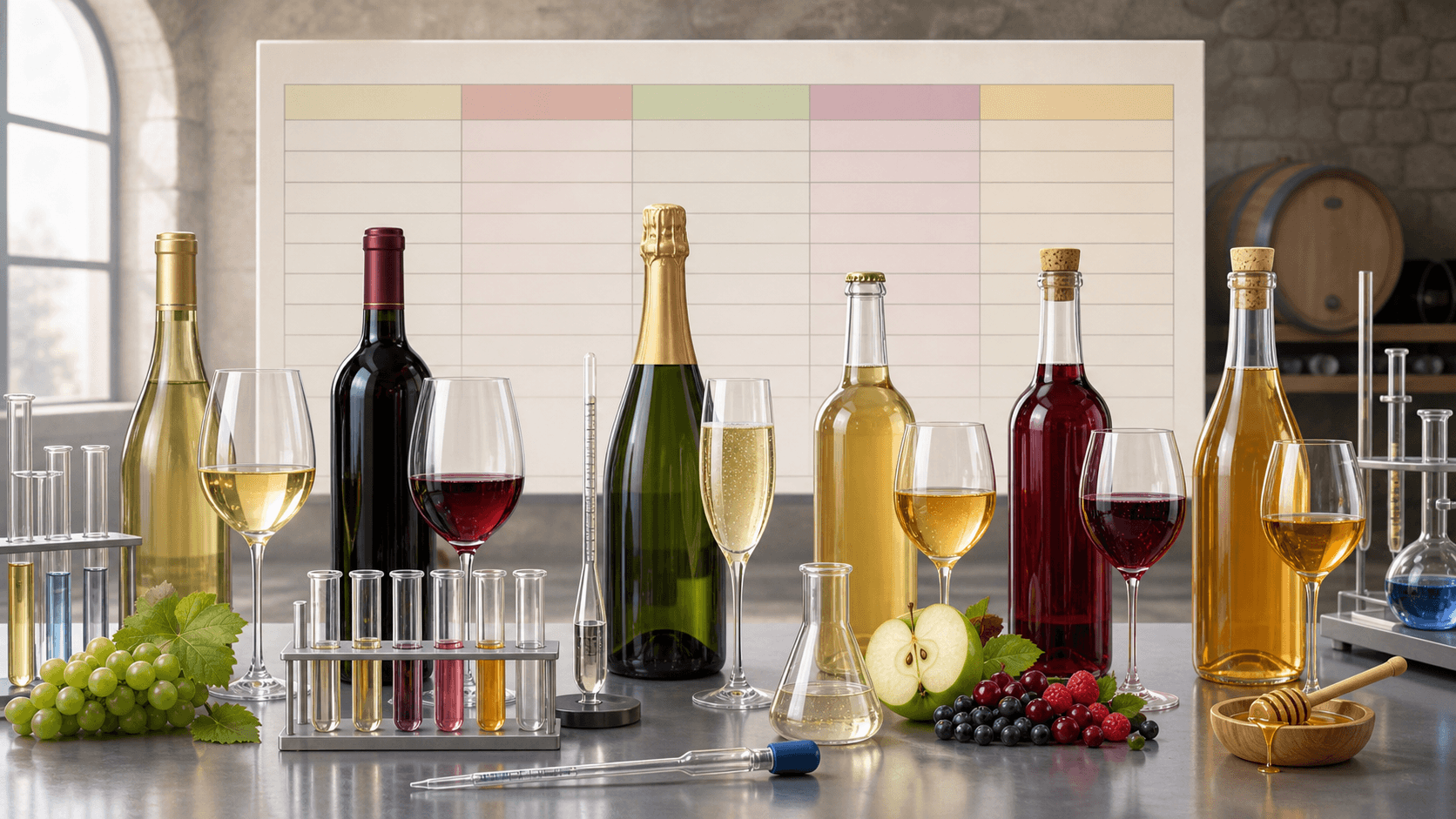 Požiadavky na fyzikálne a chemické vlastnosti niektorých vinárskych produktov